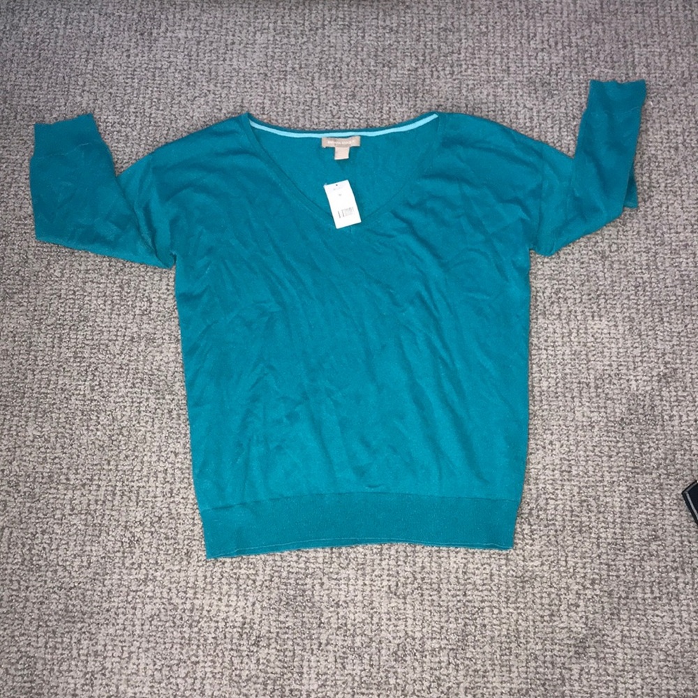 Teal sweater